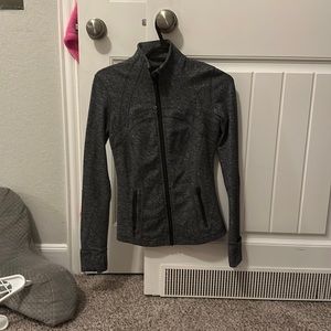 Grey and Black define Lululemon zip up